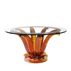 Amber Crystal Cactus Table Base, medium